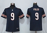 Women Nike Chicago Bears 9 Foles Blue Alternate Vapor Untouchable Limited Jersey,baseball caps,new era cap wholesale,wholesale hats